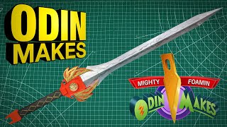 Odin Makes Red Ranger Power Sword from Mighty Morphin Power Rangers [upl. by Bully]