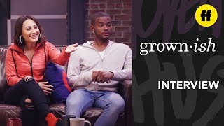 Trevor Jackson Francia Raisa Interview  The Kickback Episode 8  grownish x attn [upl. by Othe210]