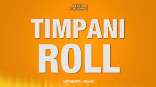 Timpani Roll  SOUND EFFECT  Trommelwirbel Schlagzeug Drums Drum Roll SOUNDS [upl. by Atinihc675]