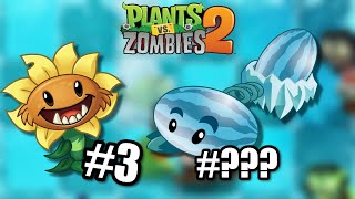 Top 10 FREE PLANTS in Plants vs Zombies 2  Best WorldUnlocked Plants [upl. by Finny136]