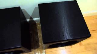 3D Vinyl Wrap of my sub woofer box home cinema sub build in progress [upl. by Nairda249]