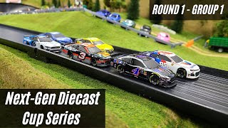 NextGen Diecast Cup Series  NASCAR Diecast Racing  Round 1  Group 1 [upl. by Ahtebbat505]