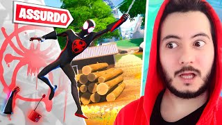 REAGISCO ALLO SPARARAGNATELE DI MILES MORALES SU FORTNITE 🕸️ [upl. by Romilda]