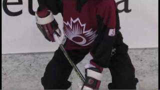 Ringette Skills Video  Basic Stance [upl. by Gizela]