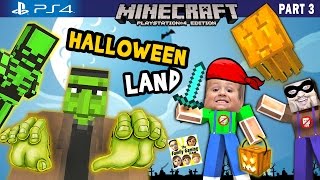 Chase amp Duddy play in MINECRAFT Halloween Land w Nether amp The End DLC FGTEEV PS4 Part 3 Gameplay [upl. by Dania755]