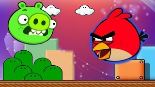 Crazy Angry Birds Game Walkthrough 5 New Birds Unlocked [upl. by Mcdade]