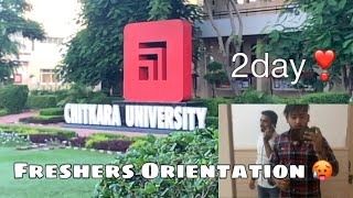 Chitkara University Chandigarh Freshers Orientation  Hostel Life [upl. by Now]