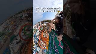 Die größte transportabelste Achterbahn der Welt😱🎢 olympialooping kirmes münchen oktoberfest￼ [upl. by Oneill]