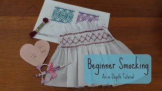 Introduction to Smocking  Beginner Smocking Tutorial  How to Smock [upl. by Arny773]