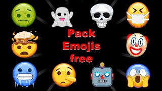 Chroma key Pack Emojis part2 HD FREE [upl. by Heppman]