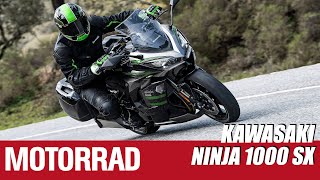 Kawasaki Ninja 1000 SX 2020 im Fahrbericht Mehr Elektronik und mehr Komfort [upl. by Gnes]