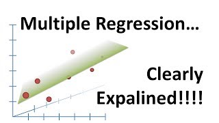 Multiple Regression Clearly Explained [upl. by Annoyt]