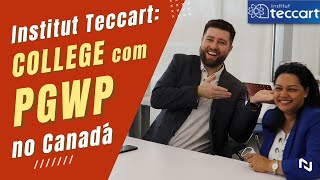 Conhecendo o Institut Teccart COLLEGE com PGWP em Montreal Quebec CANADÁ [upl. by Anisor]