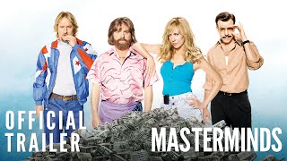 MASTERMINDS Official Trailer 2  IN CINEMAS 3 NOVEMBER 2016 SG [upl. by Akiret]