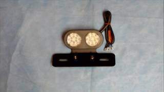 Dual Lens LED Tail Light and Brake Light and Turn Signals RM0934 [upl. by Constantin1]