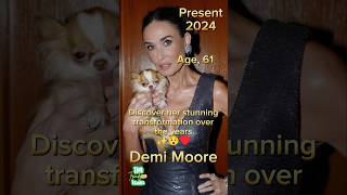 Demi Moore Then And Now brucewillis demimoore antesedepois beforeandafter hollywood [upl. by Enailil]