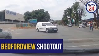 WATCH Dashcam footage emerges of Bedfordview shootout [upl. by Davenport573]