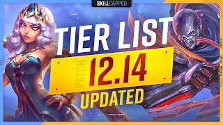 NEW UPDATED TIER LIST for PATCH 1214  League of Legends [upl. by Jordanson804]