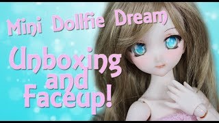 Unboxing Faceup Mini Dollfie Dream Volks BJD [upl. by Bernj]