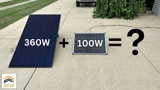 Wiring Mismatched Solar Panels To Get The Most Power [upl. by Jepum]