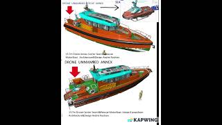 137m Drone Annex Carrier Search amp Rescue MotorBoat ArchitectureampDesign Andrei Rochian [upl. by Eidda746]