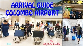 Arrival Walkthrough of Colombo International Airport  CMB  2023  SriLankan Airlines  Air India [upl. by Naeerb]