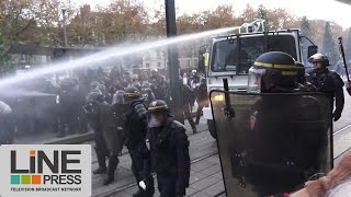 Incidents manifestation contre les violences policières  Nantes 44  France 22 novembre 2014 [upl. by Irisa]