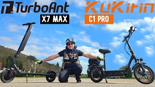 Trottinette Ou Draisienne  TurboAnt X7 Max Vs KuKirin C1 Pro [upl. by Alolomo]