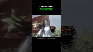 Country flag trend trolface shortsviral [upl. by Ariik]