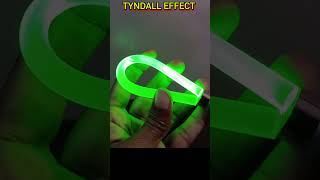 Tyndall effect experiment  tyndalleffect shortsfeed youtubeshorts [upl. by Madeline]