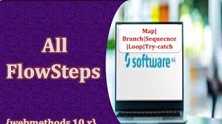 Webmethods all flow steps in One flow service  webmethods map  branch  loop Demo [upl. by Anib]