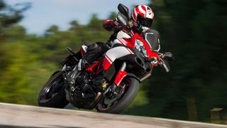 Ducati Multistrada 1200 S Pikes Peak 2013 ESSAI MAXreportagecom [upl. by Nylyaj795]