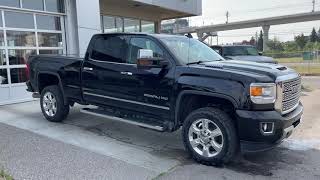 Black 2018 GMC Sierra 2500HD Denali Review Calgary AB  Wolfe Calgary  P1608A [upl. by Pincus839]