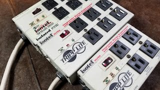 TrippLite IsobarIsotel Premium Surge Protector Review [upl. by Ennylyak]