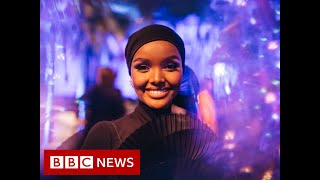 Halima Aden The first hijabwearing model speaks about leaving the fashion industry  BBC News [upl. by Ahsieat120]