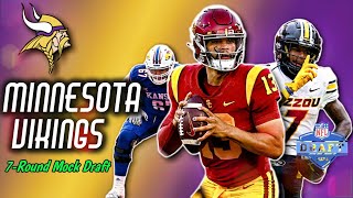 7 Round Minnesota Vikings Mock Draft 2024  A New Jarl SKOL [upl. by Faludi86]