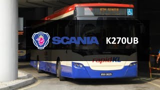 rapidKL Scania K270UB on KTM1 [upl. by Nehr]