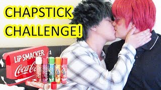 BNHA My Hero Academia Chapstick Challenge with Deku and Todoroki  TodoDeku [upl. by Laehcym250]