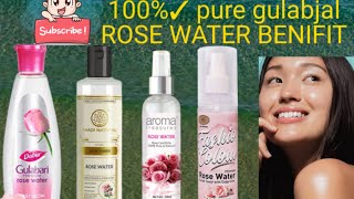 Dabur gulabri hows to use rose water rose water benifitskhadi naturalaroma tresurefashion colo [upl. by Khoury]