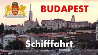 2024  Budapest  Donau Schifffahrt  DUNA  Parlament  Kettenbrücke  Ràkòczi Brücke  Schiff [upl. by Yeffej572]