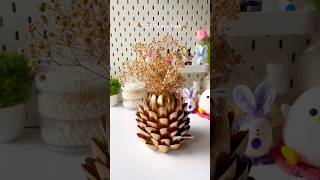 DIY Flower Vase using Plastic Spoon shortviral diy diycrafts artandcraft artshorts crafting [upl. by Erodroeht]