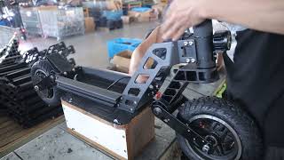 Kugoo G2 Pro Electric Scooter Production and Assembly [upl. by Yllak626]