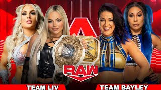 Liv Morgan amp Tiffany Stratton vs Bayley amp Michin Full Match WWE Raw Highlights [upl. by Adda996]