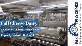 Full Cheese Dairy Capacity 50000 kgd with APV and GADAN Equipment [upl. by Attaynik]