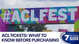 What to know before purchasing ACL tickets  FOX 7 Austin [upl. by Edas]