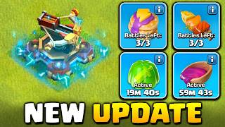 New Supercharge Buildings and Magic Snacks  Clash of Clans Update [upl. by Omsoc]