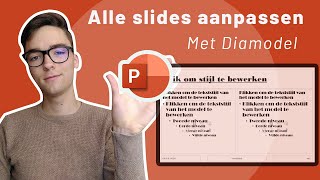 Hoe pas je het lettertype aan voor alle slides aan in PowerPoint Diamodel [upl. by Balling539]