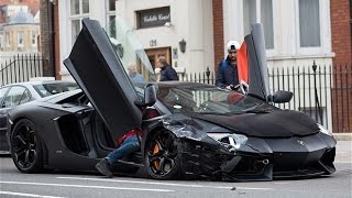 Supercar Crash Compilation  HD  2015 [upl. by Retrop692]