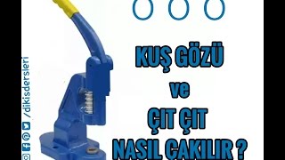 ÇIT ÇIT ve KUŞGOZÜ NASIL TAKILIR [upl. by Cooper]