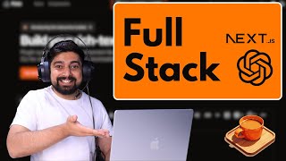 Build a full stack project with NextJS and AI integration [upl. by Boothe]